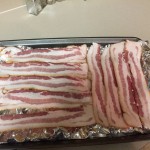 uncooked bacon